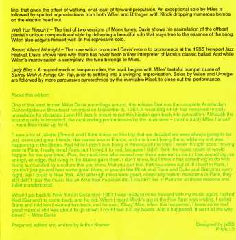 CD Miles Davis: Amsterdam Concert