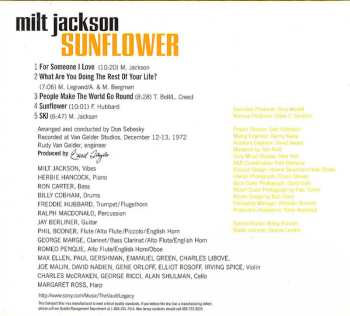 CD Milt Jackson: Sunflower DIGI