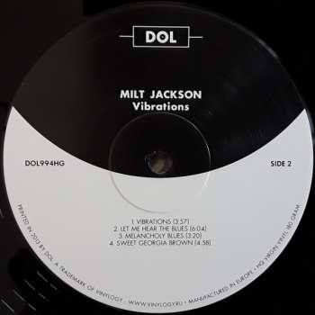 LP Milt Jackson: Vibrations DLX