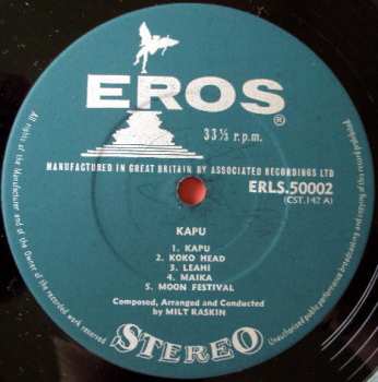 LP Milt Raskin: Kapu (Forbidden)