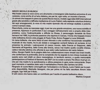 CD Milva: Nuove Tracce