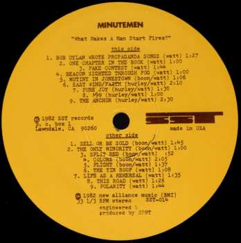 LP Minutemen: What Makes A Man Start Fires?
