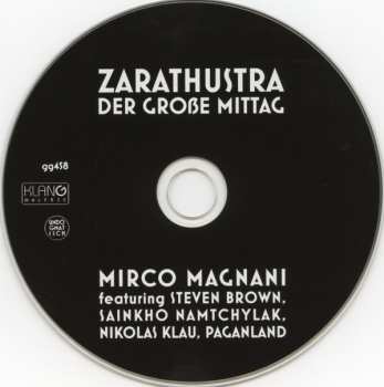 CD Sainkho: Zarathustra Der Große Mittag