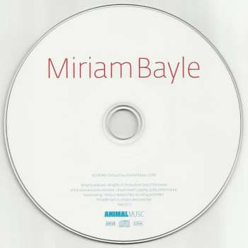 CD Miriam Bayle: Miriam Bayle