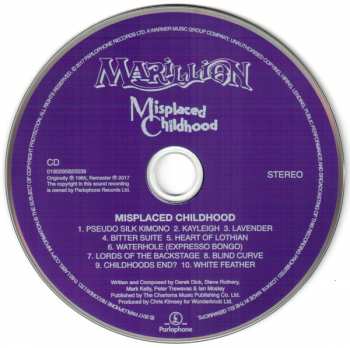CD Marillion: Misplaced Childhood (2017 Remaster)