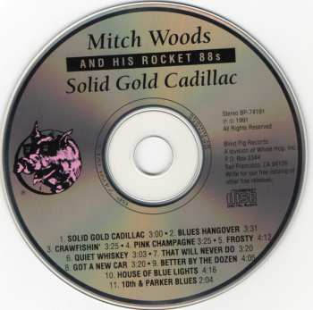 CD Mitch Woods And His Rocket 88's: Solid Gold Cadillac