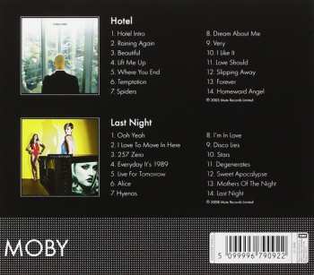 2CD/Zestaw pudełkowy Moby: Hotel / Last Night LTD