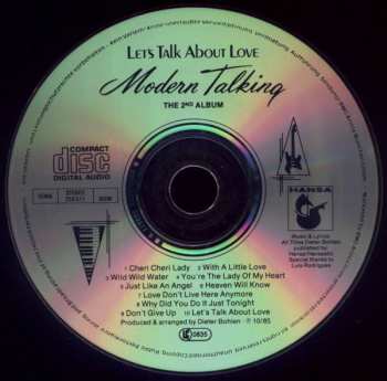 CD Modern Talking: Let's Talk About Love - The 2nd Album
