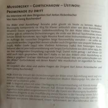 CD Modest Mussorgsky: Bilder Einer Ausstellung