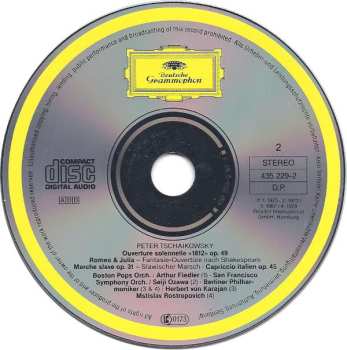 2CD Pyotr Ilyich Tchaikovsky: Bilder Einer Ausstellung / Ouvertüre »1812« · Romeo & Julia