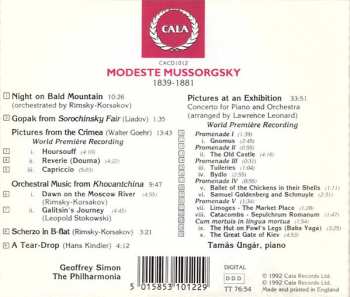 CD Philharmonia Orchestra: Night On Bald Mountain; Pictures From The Crimea; Pictures At An Exhibition; etc. PIC