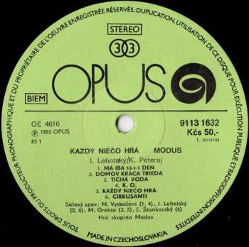 LP Modus: Každý Niečo Hrá