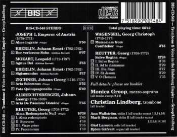 CD Monica Groop: Trombone And Voice In The Habsburg Empire