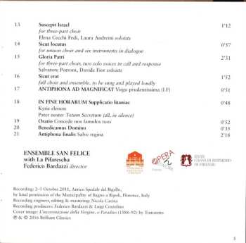 2CD Claudio Monteverdi: Vespro Della Beata Vergine