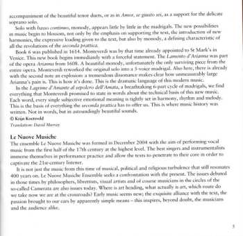 2CD Claudio Monteverdi: Madrigali - Libri V & VI