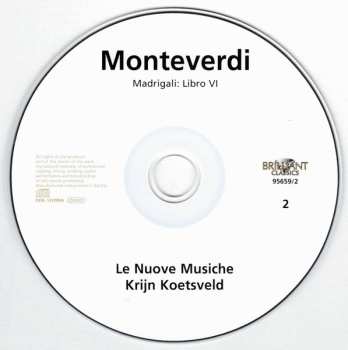 2CD Claudio Monteverdi: Madrigali - Libri V & VI