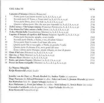 2CD Claudio Monteverdi: Madrigali - Libri V & VI