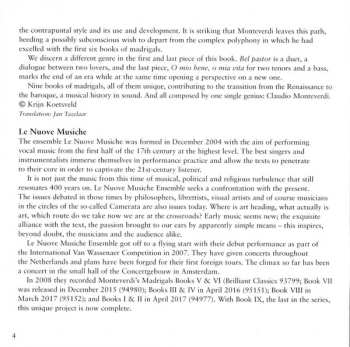 CD Claudio Monteverdi: Madrigali - Libro IX