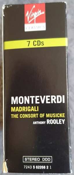 7CD/Zestaw pudełkowy Claudio Monteverdi: Madrigali