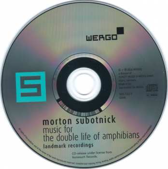 CD Morton Subotnick: Music For The Double Life Of Amphibians (Landmark Recordings)