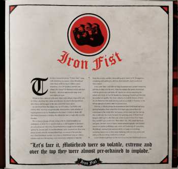 3LP Motörhead: Iron Fist LTD