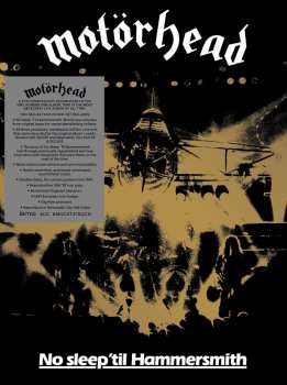 4CD/Zestaw pudełkowy Motörhead: No Sleep 'Til Hammersmith DLX
