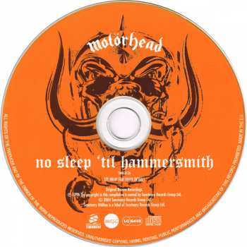CD Motörhead: No Sleep 'til Hammersmith