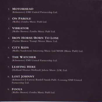 CD Motörhead: On Parole