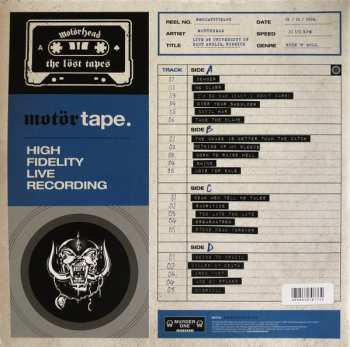 2LP Motörhead: The Löst Tapes Vol. 2 (Live In Norwich 1998) LTD | CLR