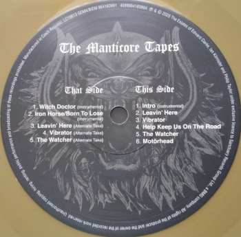 LP Motörhead: The Manticore Tapes CLR | LTD