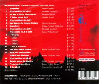 CD Movimento: Der Hellen Nacht - Adventliche Musik Des Deutschen Barock