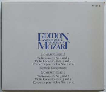 2CD/Zestaw pudełkowy Berliner Philharmoniker: Violinkonzerte Nr. 2 Und 4 - «Sinfonica Concertante» K. 364 - Violinkonzerte Nr. 3 Und 5