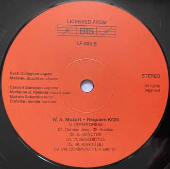 LP Wolfgang Amadeus Mozart: Requiem