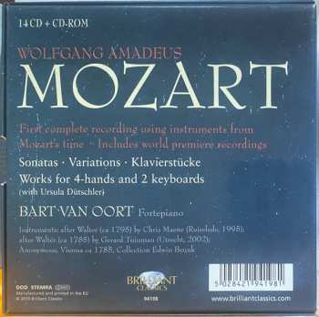 14CD/Zestaw pudełkowy Wolfgang Amadeus Mozart: Complete Keyboard Works