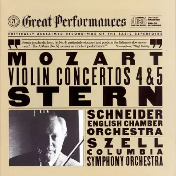 Mozart: Violin Concertos No. 4 & 5
