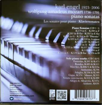 6CD/Zestaw pudełkowy Wolfgang Amadeus Mozart: Piano Sonatas