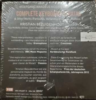 9CD/Zestaw pudełkowy Wolfgang Amadeus Mozart: Complete Keyboard Sonatas