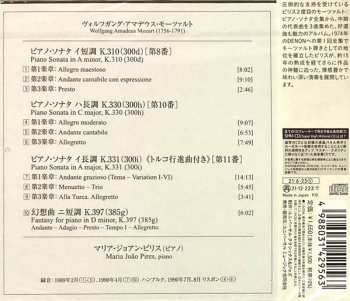 CD Wolfgang Amadeus Mozart: Klaviersonaten K.310 / K.330 / K.331 "Alla Turca" / Fantasie K.397