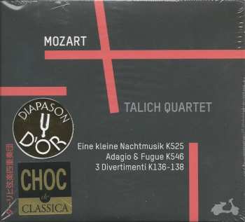 CD Wolfgang Amadeus Mozart: Eine Kleine Nachtmusik K525, Adagio & Fugue K546, 3 Divertimenti K136-138