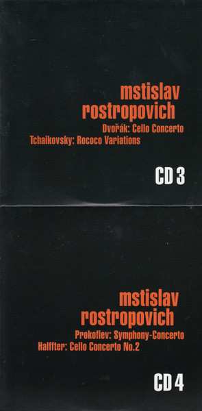 9CD/Zestaw pudełkowy Mstislav Rostropovich: Plays Cello Works