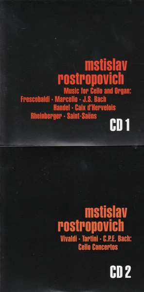 9CD/Zestaw pudełkowy Mstislav Rostropovich: Plays Cello Works