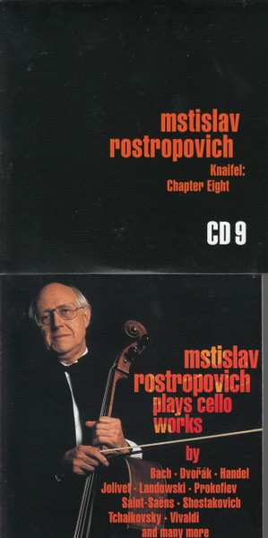 9CD/Zestaw pudełkowy Mstislav Rostropovich: Plays Cello Works
