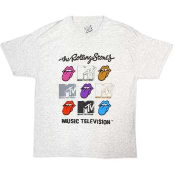 Merch MTV: Koszulka Rolling Stones Logo Mtv Grids