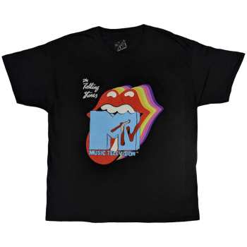 Merch MTV: Koszulka Rolling Stones Rainbow Shadow Tongue