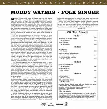 2LP/Zestaw pudełkowy Muddy Waters: Folk Singer LTD | NUM