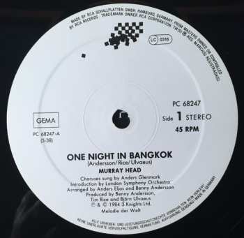 LP Murray Head: One Night In Bangkok