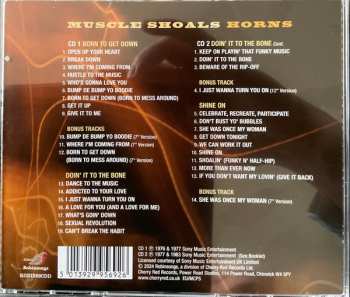 2CD Muscle Shoals Horns: Born To Get Down / Doin' It To The Bone / Shine On
