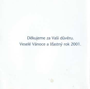 CD Musica Bohemica: Veselé Vánoce A Štastný Rok 2001 - České Vánoční Koledy