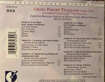 CD Jennifer Lane: Telemann  Chamber Cantatas & Trio Sonatas