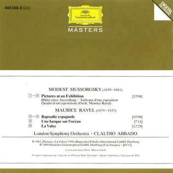 CD The London Symphony Orchestra: Mussorgsky: Pictures At An Exhibition, Ravel: Rapsodie Espagnole - La Valse